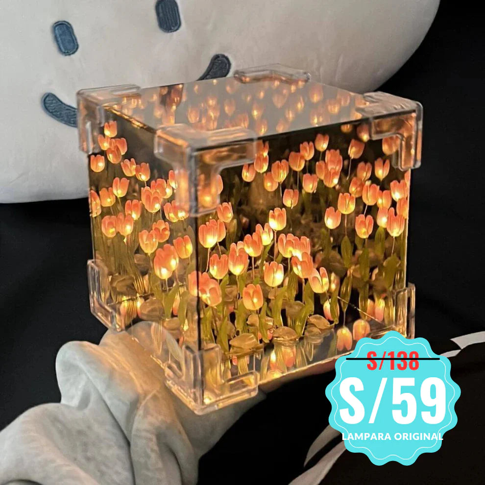 LAMPARA DE TULIPANES