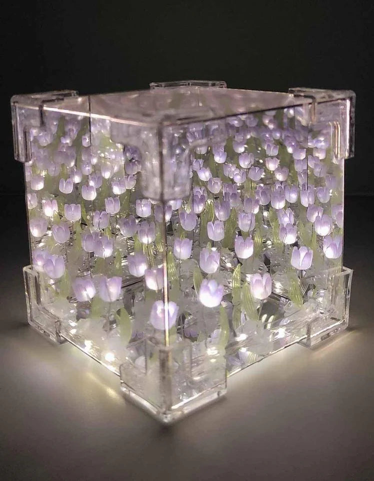LAMPARA DE TULIPANES