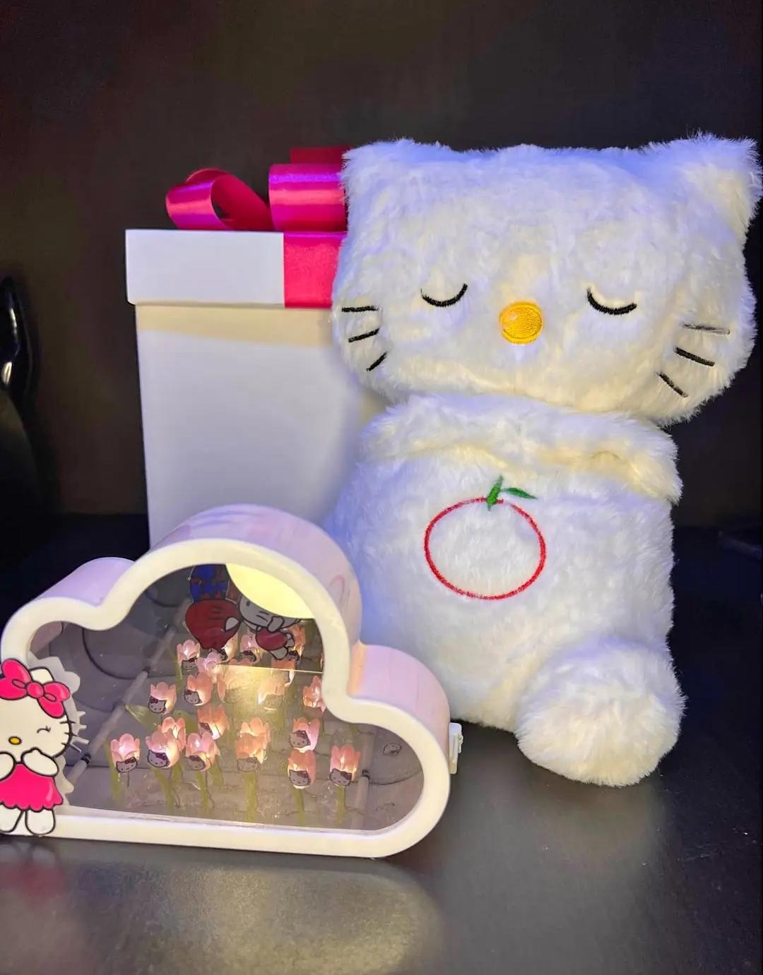 peluche kitty que respira