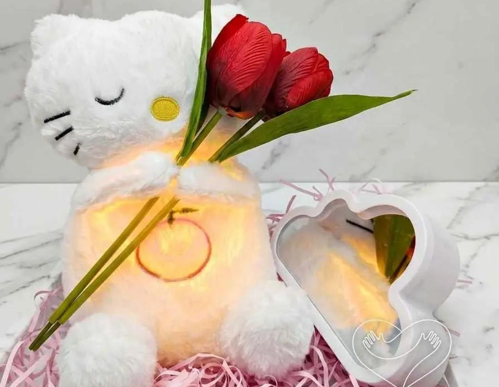 peluche kitty que respira